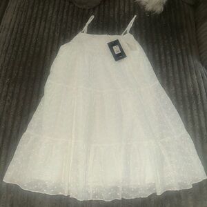 NEW WITH TAGS Woman’s fashion nova XS lined baby doll dress